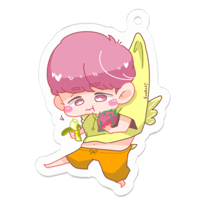 アクリルキーホルダー - 50 x 50 (mm)