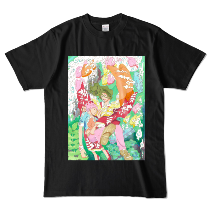 カラーTシャツ - L - ブラック (濃色)