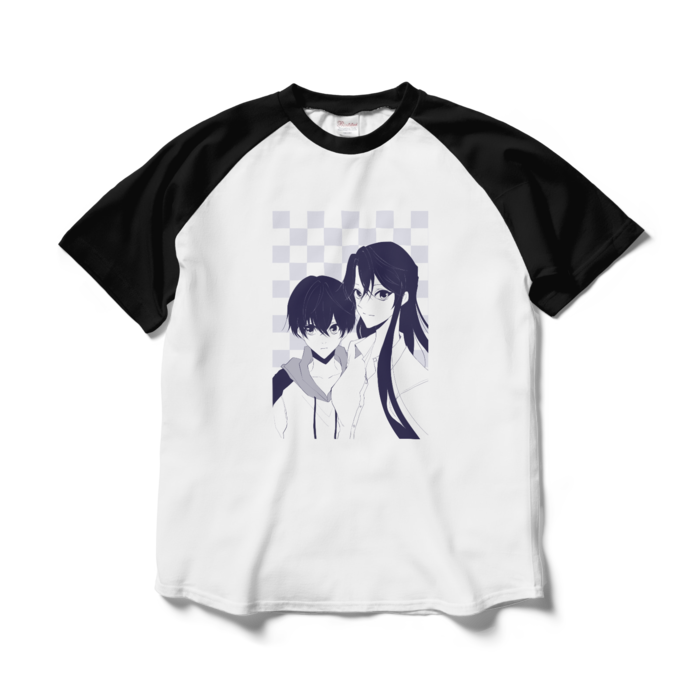【彼女についた初めての嘘】ラグランTシャツ- L - 