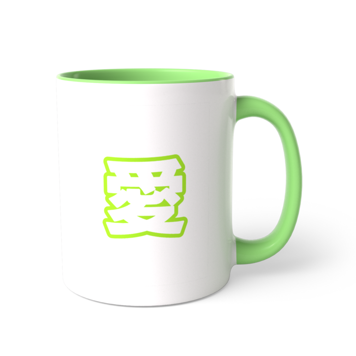 ツートンカラーマグカップ - 直径 8.2cm / 高さ 9.5cm