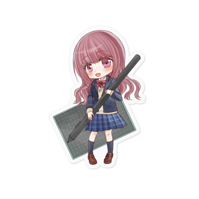 ステッカー - 100 x 100 (mm)