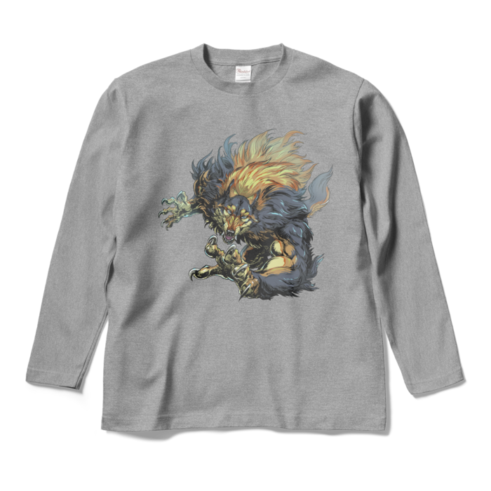 ロングスリーブTシャツ - M - 杢グレー