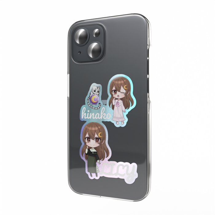 オーロラスマホステッカー - 縦