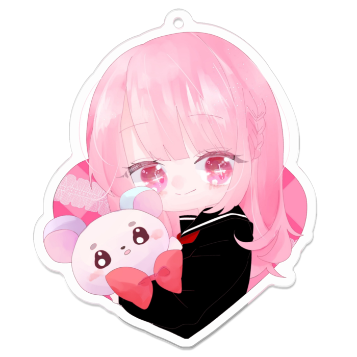 アクリルキーホルダー - 70 x 70 (mm)