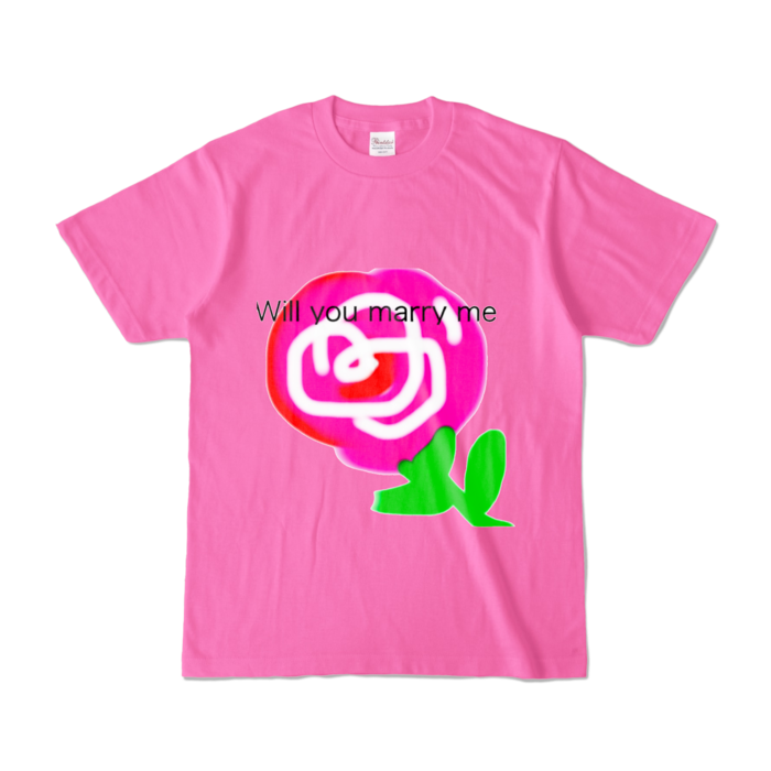 カラーTシャツ - S - ピンク (濃色)