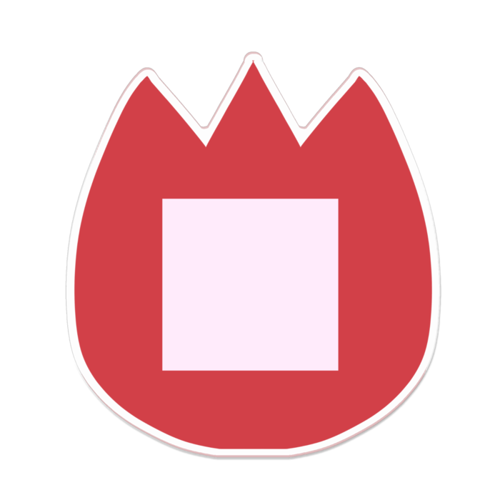 アクリルバッジ - 100 x 100 (mm)