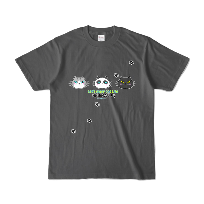 カラーTシャツ - S - チャコール (濃色)