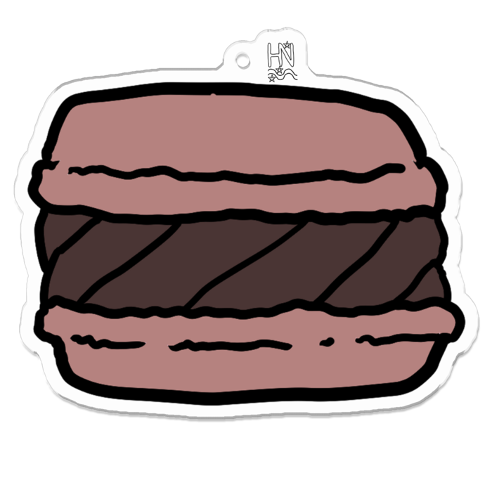 アクリルキーホルダー（コーティング） - 70 x 70 (mm)