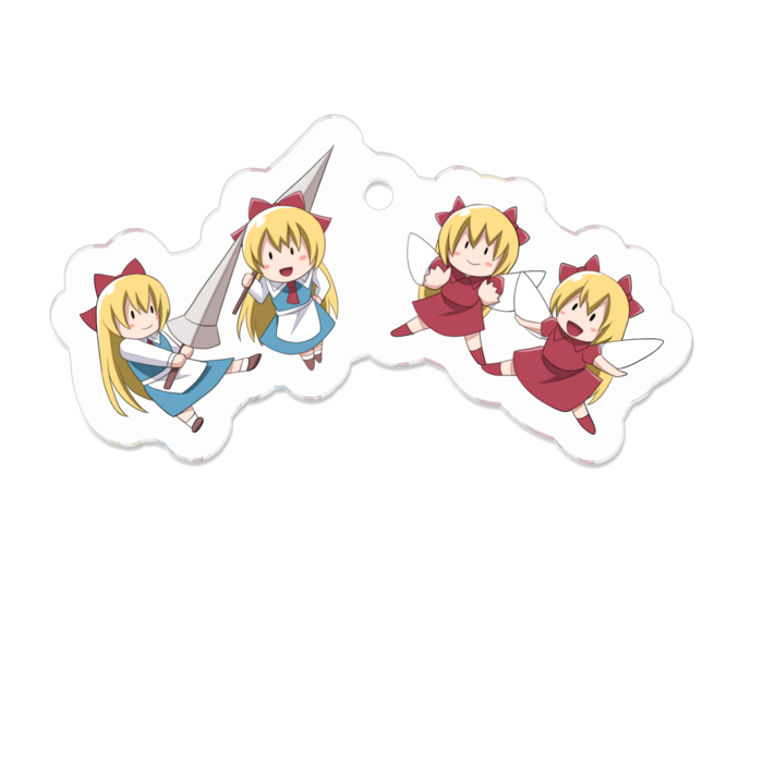 アクリルキーホルダー - 50 x 50 (mm)