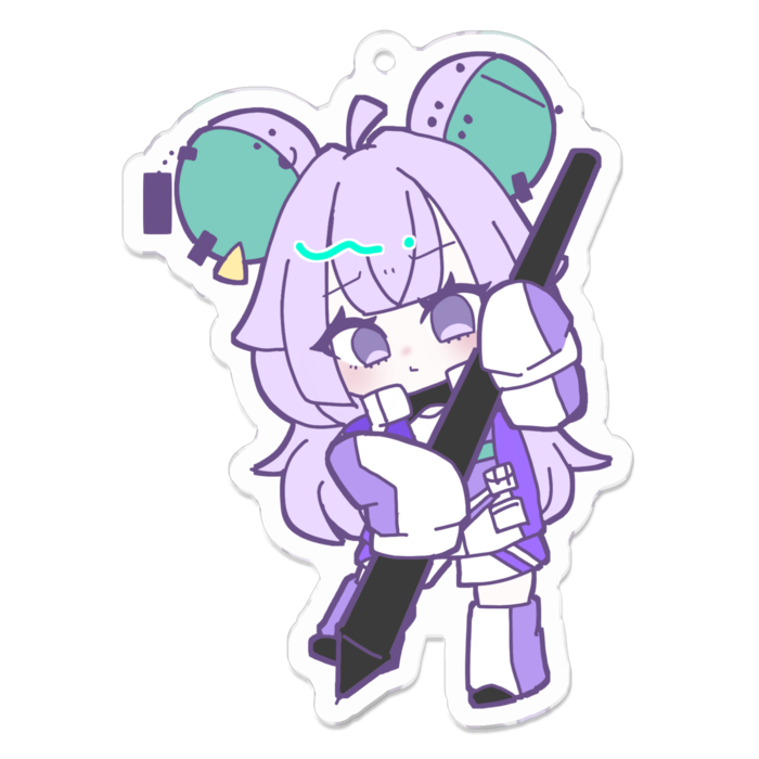 アクリルキーホルダー - 70 x 70 (mm)