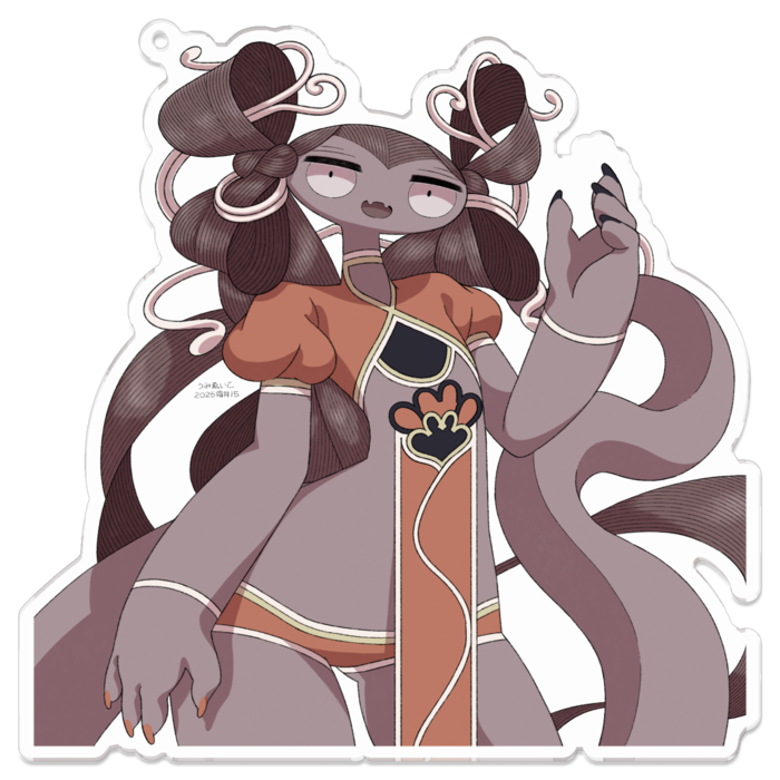 アクリルキーホルダー（コーティング） - 100 x 100 (mm)