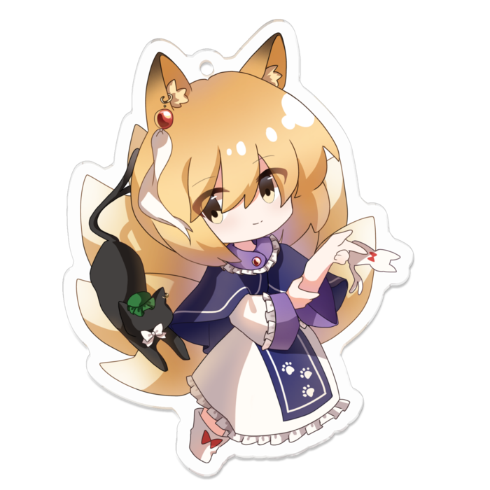 アクリルキーホルダー - 70 x 70 (mm)