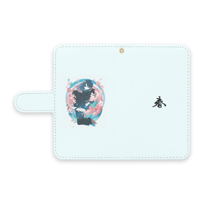 手帳型Androidケース - S - ストラップ穴 あり