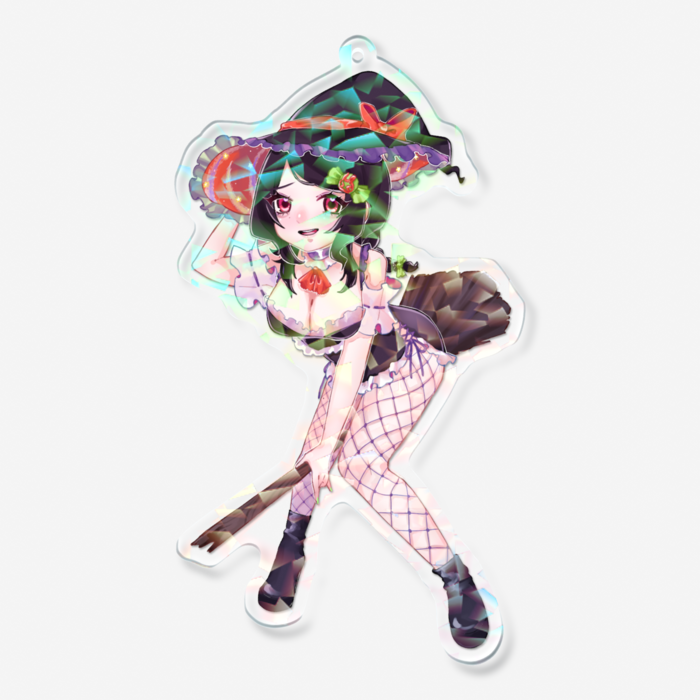 ホログラムアクリルキーホルダー - 100 × 100mm