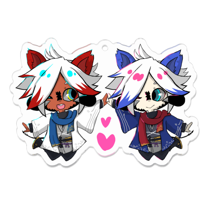 アクリルキーホルダー - 70 x 70 (mm)