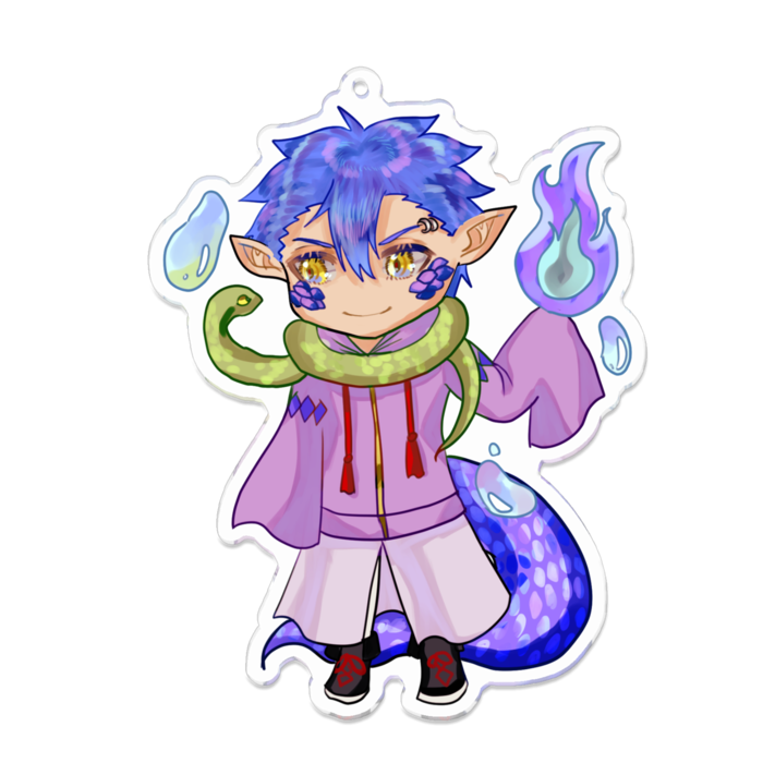 アクリルキーホルダー - 100 x 100 (mm)