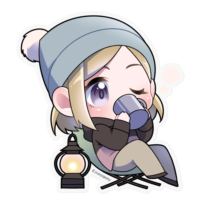 ステッカー - 100 x 100 (mm) - クリア