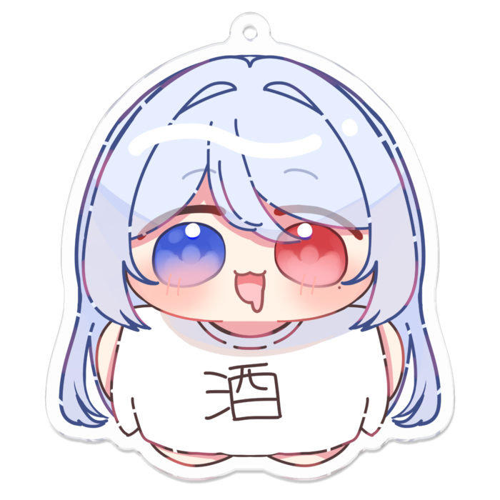 アクリルキーホルダー - 70 x 70 (mm)