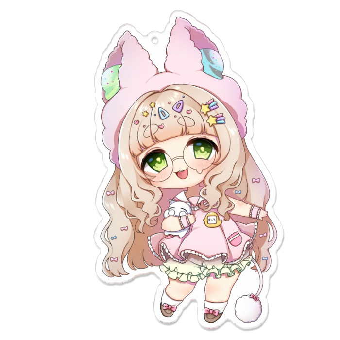 アクリルキーホルダー - 100 x 100 (mm)