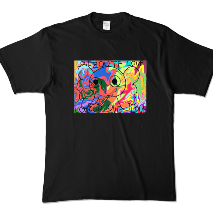 カラーTシャツ - XL - ブラック (濃色)