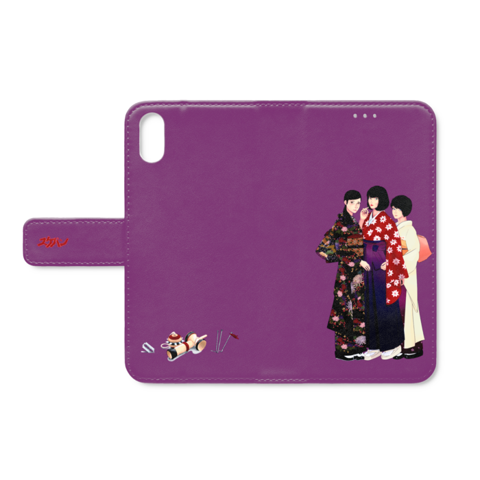 手帳型iPhoneケース - iPhone XS / X - ストラップ穴 なし