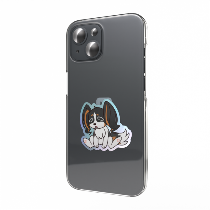 オーロラスマホステッカー - 縦