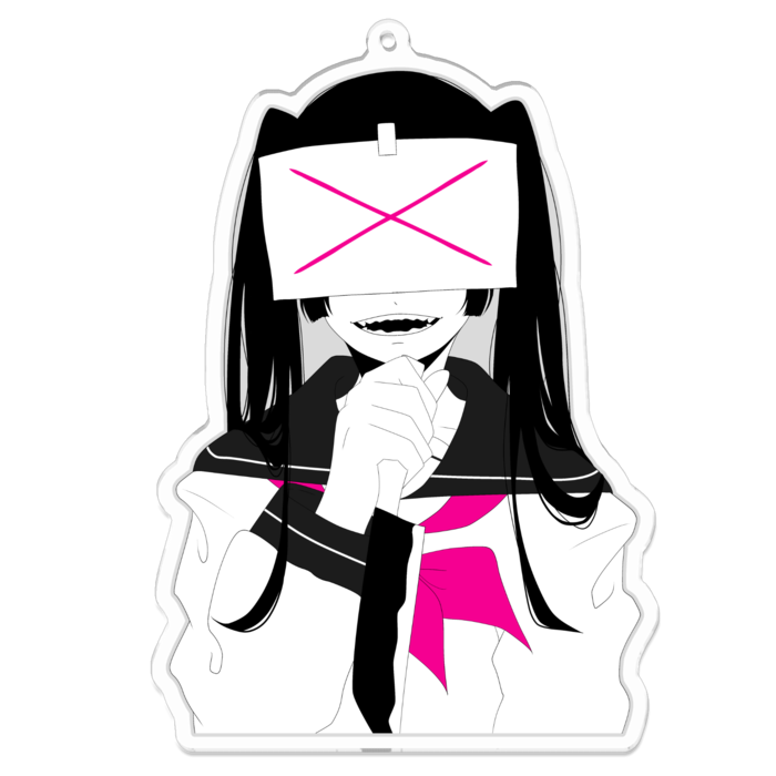 アクリルキーホルダー（コーティング） - 100 x 100 (mm)