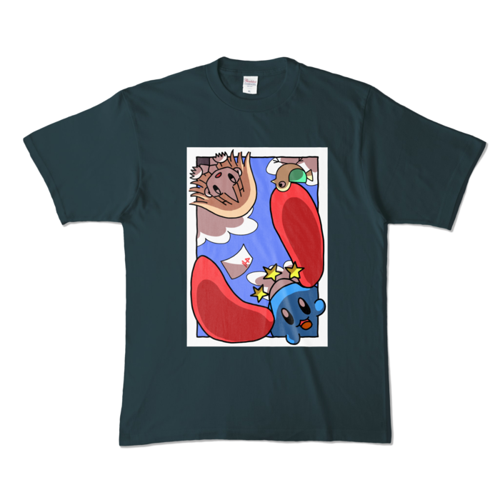 カラーTシャツ - XL - デニム (濃色)