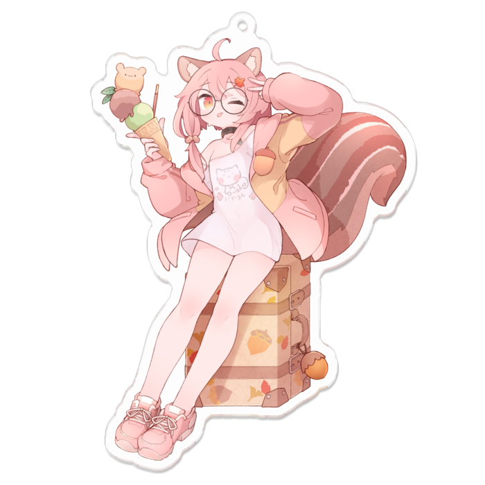 アクリルキーホルダー - 100 x 100 (mm)