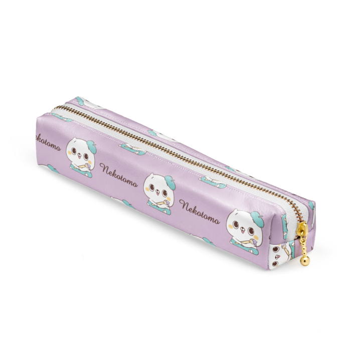 ペンケース - 20 x 4 x 4cm - ホワイト