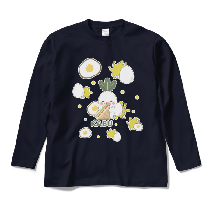 ロングスリーブTシャツ - M - ネイビー