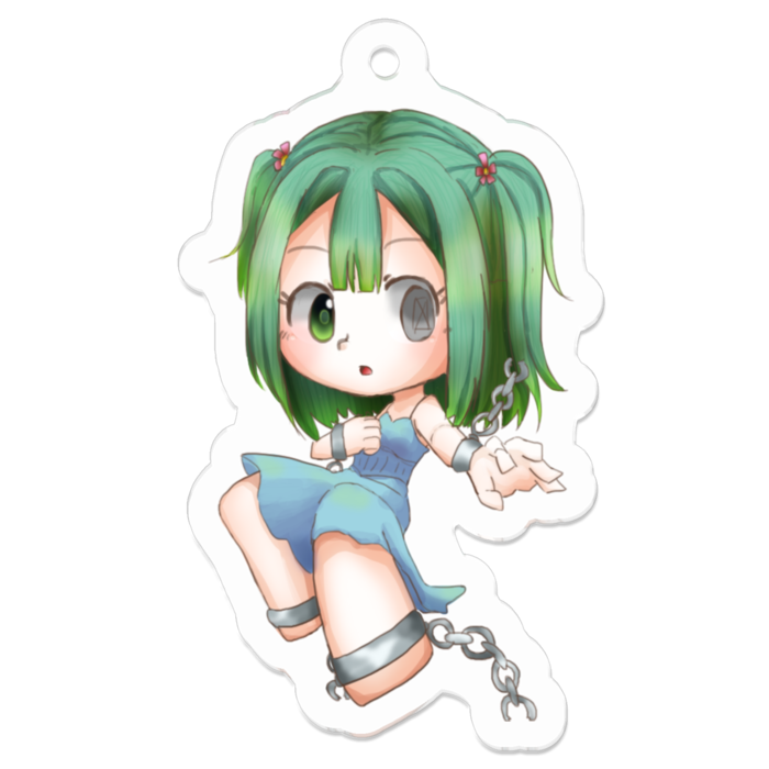 アクリルキーホルダー - 50 x 50 (mm)