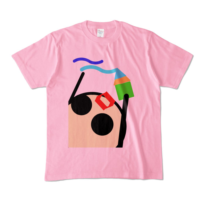カラーTシャツ - M - ピーチ (淡色)