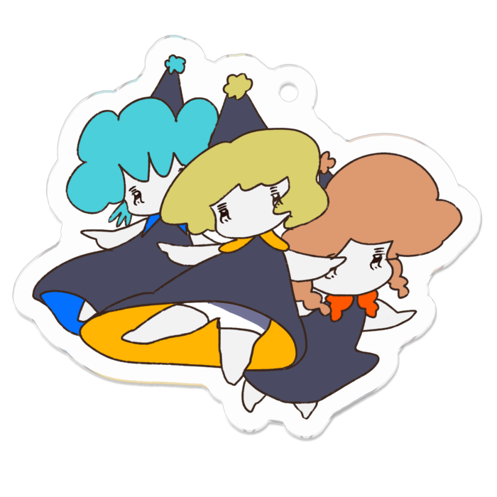 アクリルキーホルダー - 50 x 50 (mm)