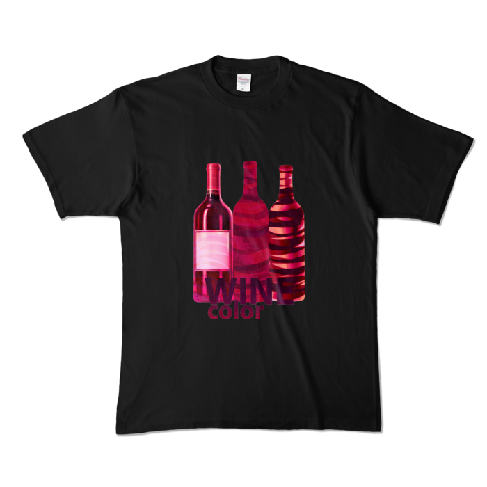 カラーTシャツ - XL - ブラック (濃色)