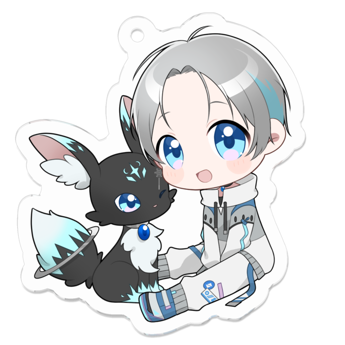 アクリルキーホルダー - 50 x 50 (mm)