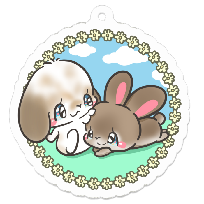 アクリルキーホルダー - 50 x 50 (mm)