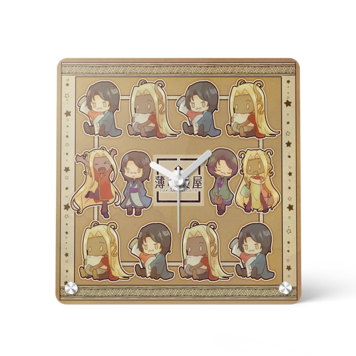 アクリル時計 - 150x150mm