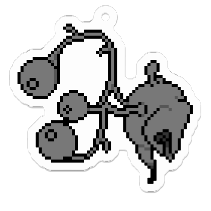 アクリルキーホルダー - 50 x 50 (mm)