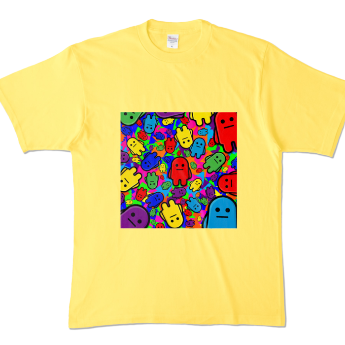 カラーTシャツ - XL - イエロー (濃色)