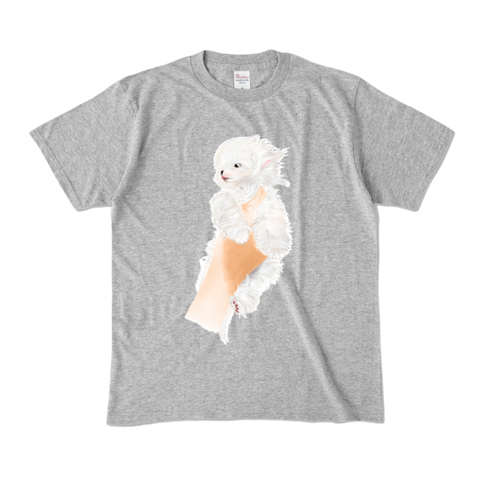 カラーTシャツ - M - 杢グレー (濃色)