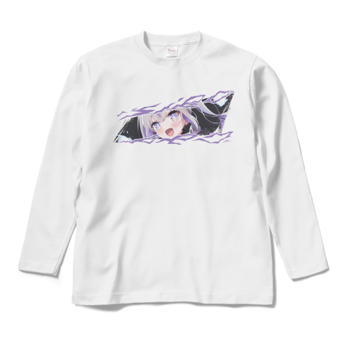祓うちゃんロングスリーブTシャツ - M - ホワイト