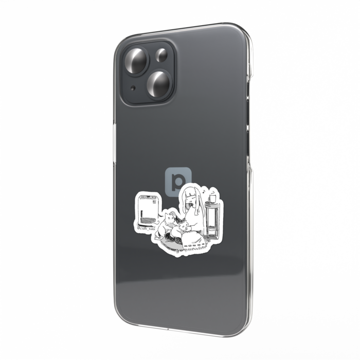 スマホステッカー：ストーブ点火(小・文字なし)