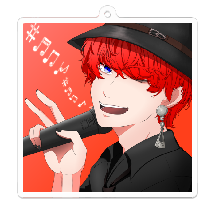 アクリルキーホルダー - 70 x 70 (mm)