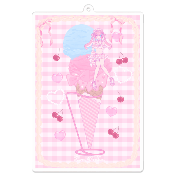 アクリルキーホルダー - 100 x 100 (mm)