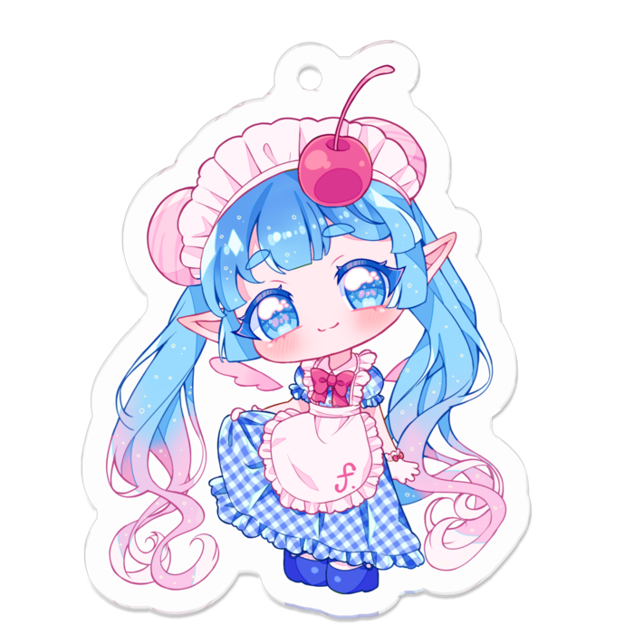 ブルー×ピンク(inメロンソーダ) - 50 x 50 (mm)