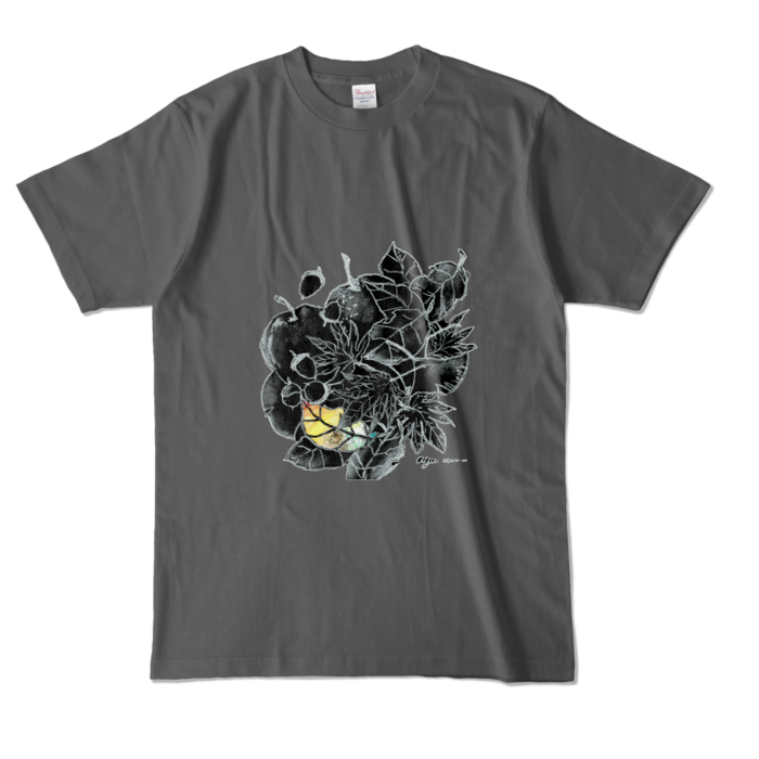 カラーTシャツ - L - チャコール (濃色)