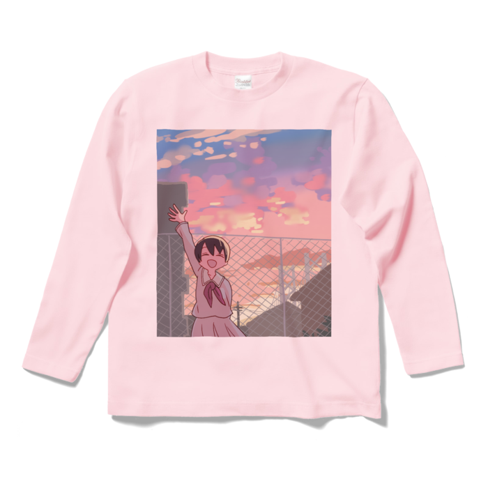 ロングスリーブTシャツ - S - ライトピンク