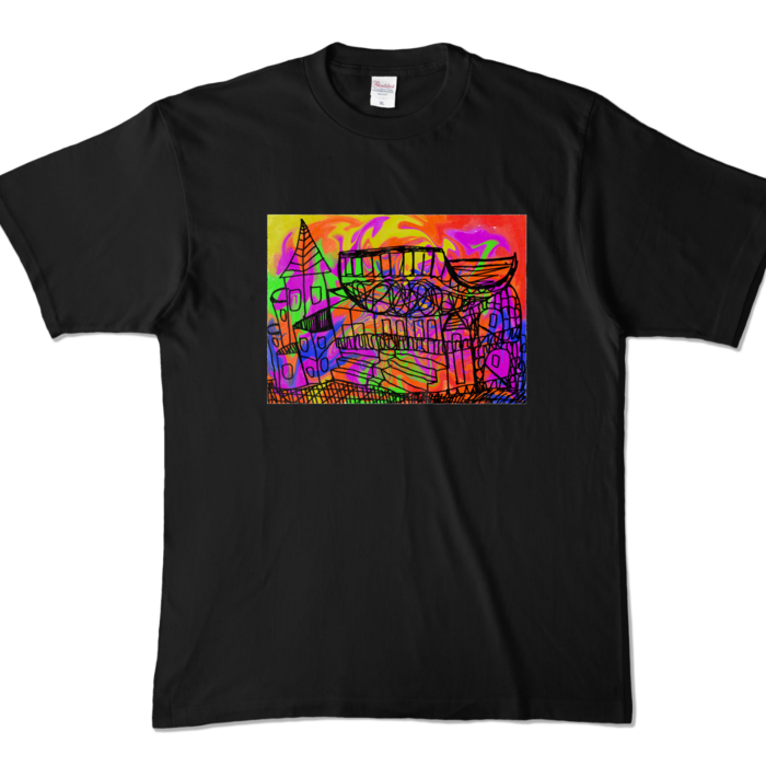 カラーTシャツ - XL - ブラック (濃色)