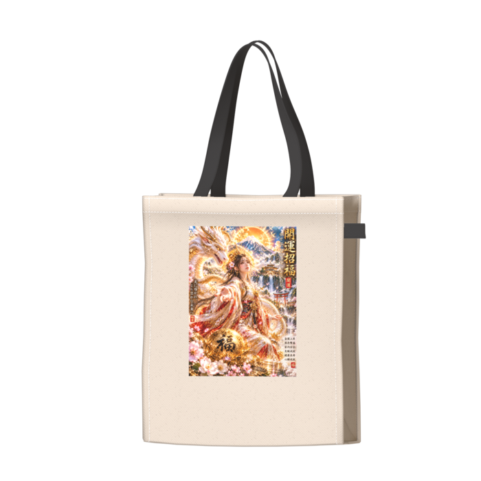 ツートンカラーバッグ - ブラック - W34 × H41 × D14cm